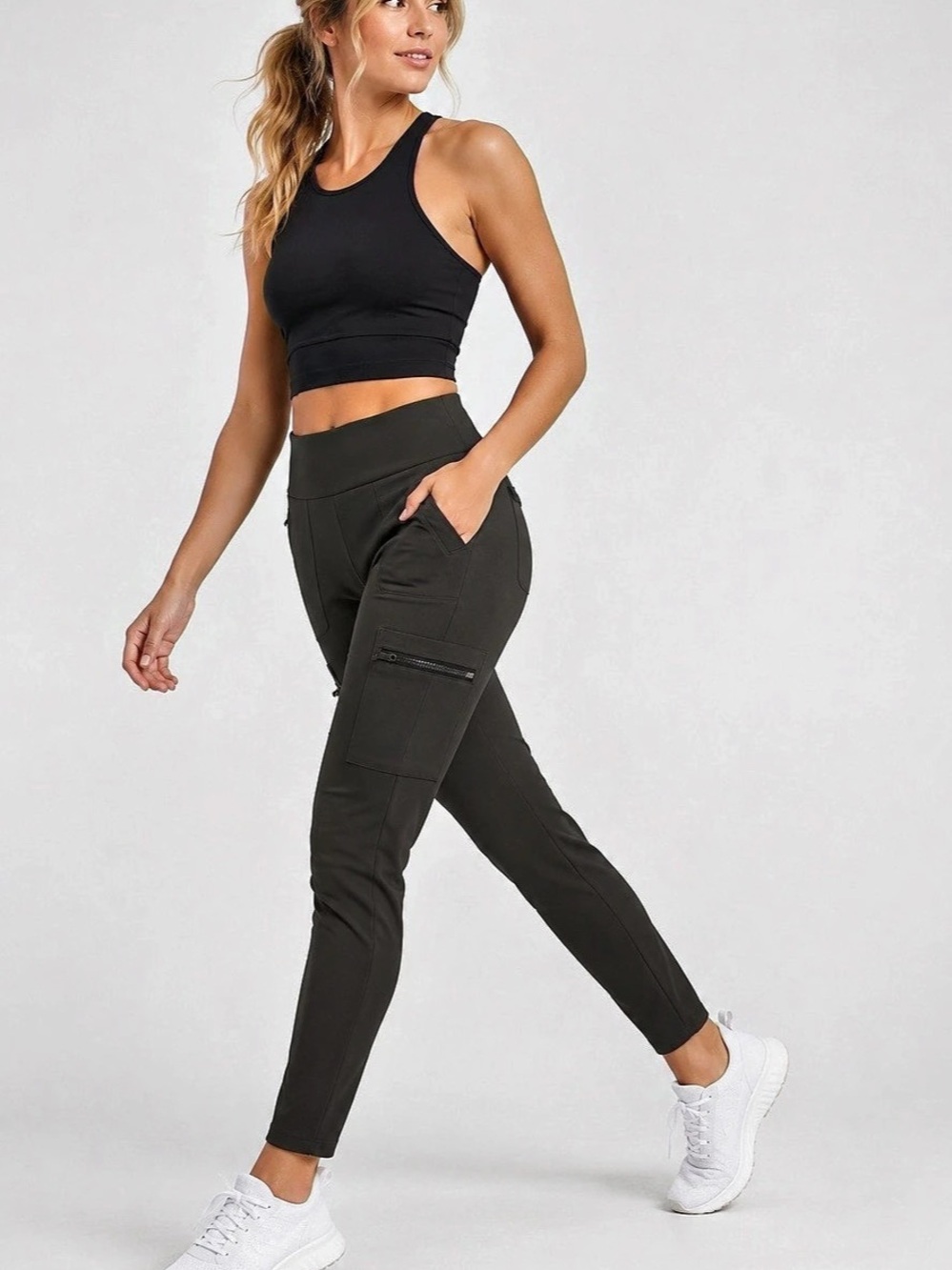 Athleta Headlands Hybrid Cargo Pants Size 2 Like New